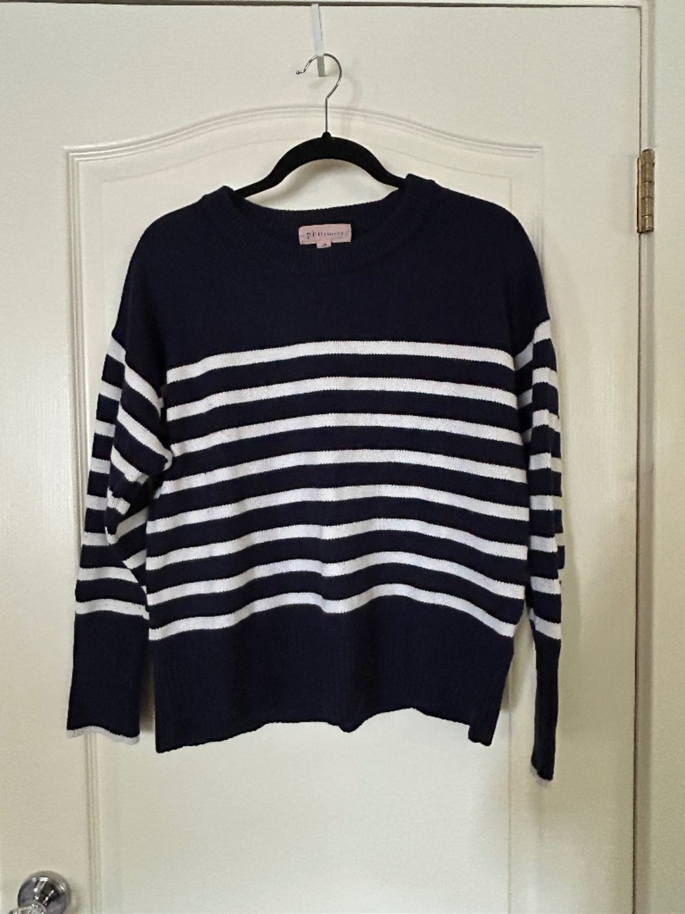 Philosophy Navy Striped Sweater